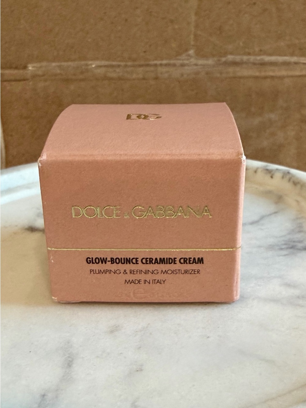 Dolce & Gabbana Glow-Bounce Ceramide Cream Moisturizer Sample 0.15 fl oz